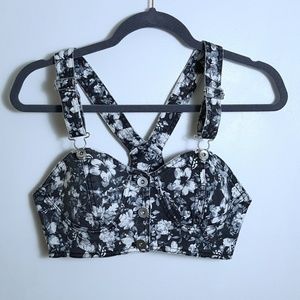 Forever 21 Denin Crop Top